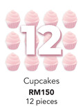 12 pcs Cupcakes +RM135.00
